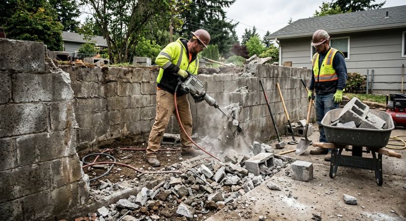 Concrete Wall Removal